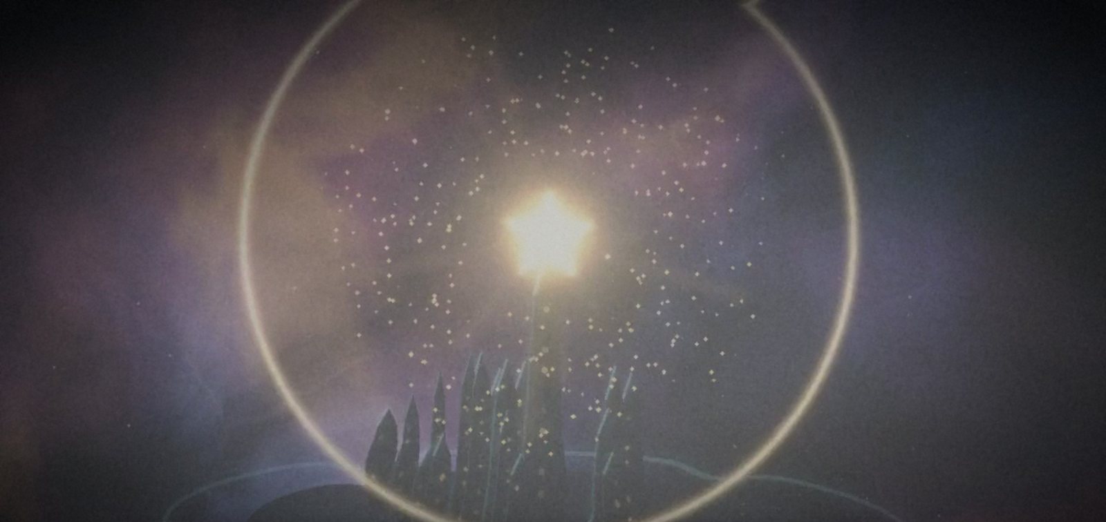 The galaxy restored at the end of an adventure